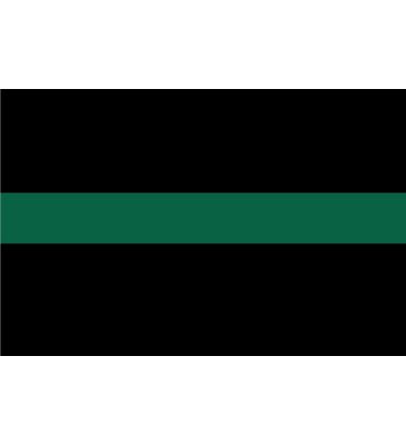 Window Decal - Thin Green Line Static Cling